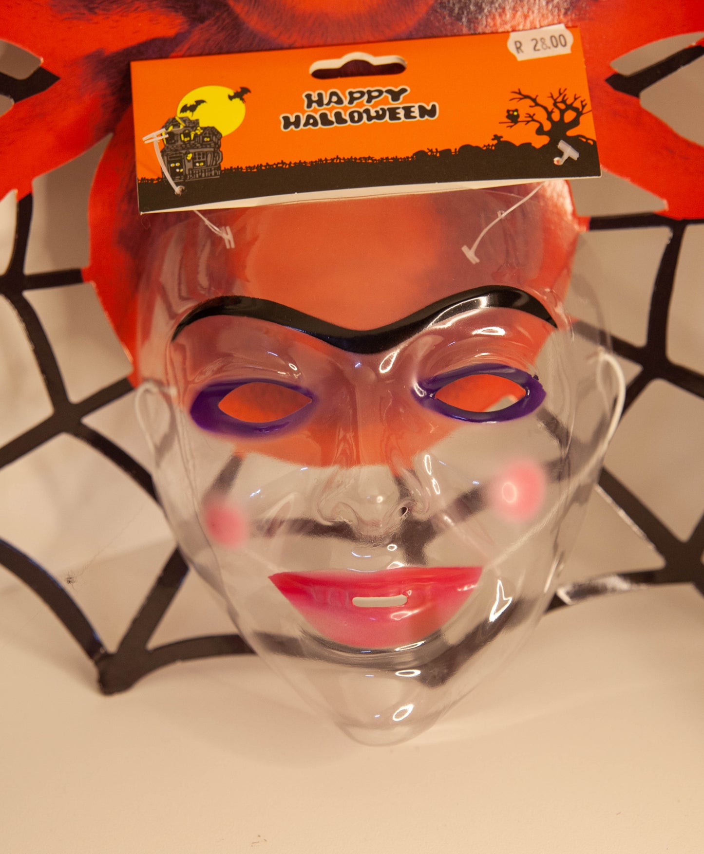 Halloween See-Through Face Mask