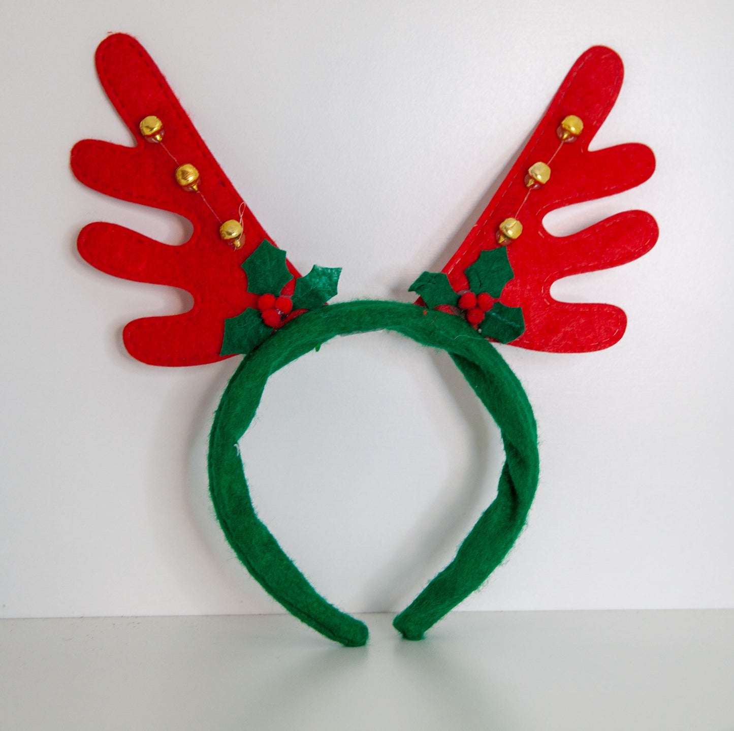 Reindeer Horns With Bells