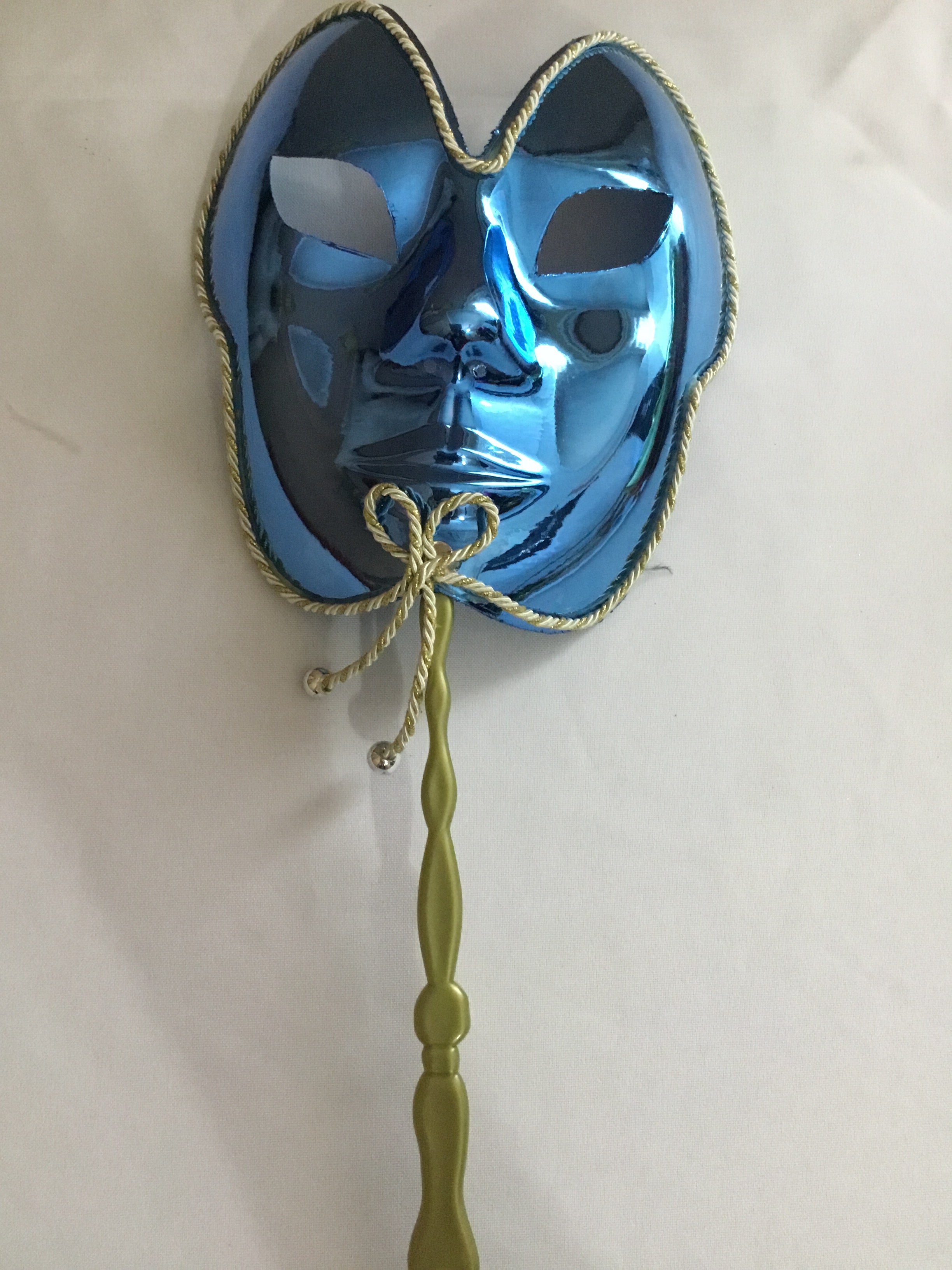 Glossy Masquerade Mask on a Stick – Hollywood Costumes Online Shop